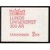 H.206, University of Lund 300 years part of knr 250