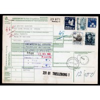 F.332B mfl, Bromma 10-11-69 adresskort till Spanien 