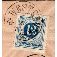F.21, 12 öre Ringtyp T.14, WESTERVIK 1-5-74 [H/SM], brev till Linköping