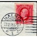 F.54, 10 öre Oscar II, MALMÖ 23-2-11, brev till Stockholm