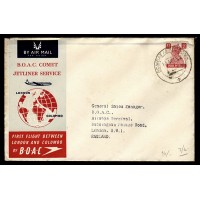 Indien, BOAC Comet Jetliner Service London-Colombo