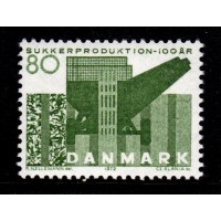 Denmark - F.544, 80 öre Suger production 100 years, **