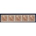 F.275A, 15 öre Gustaf V, typ II, 5-strip **