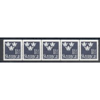 F.306, 1.80 kr Three Crowns, 5-stripe **