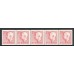 F.405A, 25 öre Gustaf VI Adolf, typ I, 5-strip **
