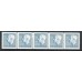 F.411, 40 öre Gustaf VI Adolf, typ I, 5-strip **