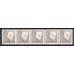 F.415, 25 öre Gustaf VI Adolf, typ II, 5-strip **