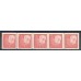 F.418A, 15 öre Gustaf VI Adolf, typ III, 5-strip **