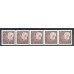 F.420A, 25 öre Gustaf VI Adolf, typ III, 5-strip **