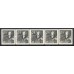 F.438A, 25 öre Christopher Polhem, 5-strip **