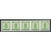 F.468, 40 öre The Swedish Postage Stamp 100 years, 5-stripe **