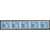 F.555A, 35 öre Erik Axel Karlfeldt, 5-strip **