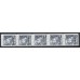 F.565, 1.40 kr Internationella Teleunionen (ITU) 100 år, 5-strip **