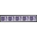 F.568A, 25 öre Fredrika Bremer, 5-strip **