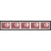 F.593A, 30 öre Nobel Prize winners 1906, 5-stripe **