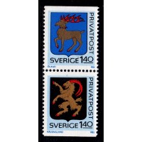 F.1207+1209SX, 1.40 kr Rabattmärken IV. Svenska landskap