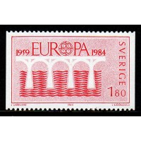 F.1287, 1.80 kr Europa XIII - CEPT 25 år