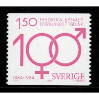 F.1309, 1.50 kr Fredrika Bremerförbundet 100 år