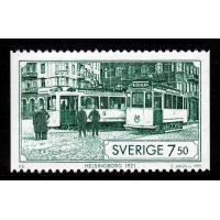 F.1908, 7.50 kr Spårvagnar