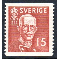 F.267A, 15 öre 80th Birthday of King Gustaf V [used]