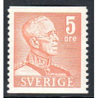 F.272, 5 öre Gustaf V, right profile, type II [used]