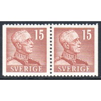 F.275BB, 15 öre Gustaf V profil höger, typ II [stämplat]