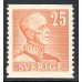 F.277, 25 öre Gustaf V profil höger, typ II [stämplat]