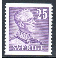F.278, 25 öre Gustaf V profil höger, typ II [stämplat]