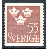 F.285, 55 öre Tre kronor [stämplat]