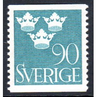 F.293, 90 öre Tre kronor [stämplat]