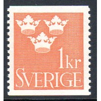 F.294, 1 kr Tre kronor [stämplat]