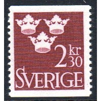 F.312, 2.30 kr Tre kronor [stämplat]