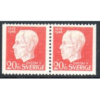 F.383BB, 20+10 öre Gustaf V 90 år **