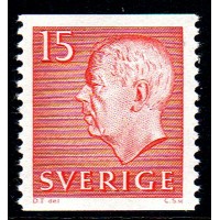 F.418A, 15 öre Gustaf VI Adolf, typ III **