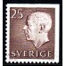 F.420D2, 25 öre Gustaf VI Adolf, typ III [stämplat]