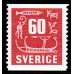 F.460, 60 öre Hällristningar [stämplat]