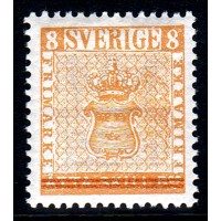 F.474, 8 öre Stockholmia 55 [stämplat]