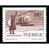 F.489, 1.40 kr Sjö- och helikopterpost [stämplat]