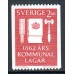 F.535, 2 kr Kommunallagarna 100 år [stämplat]