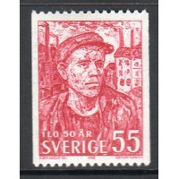 F.651A, 55 öre 50th Anniversary of the International Labour Organization (ILO) **