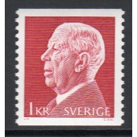 F.797, 1 kr Gustaf VI Adolf [stämplat]