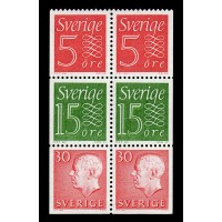F.423mfl, 30 öre Gustaf VI Adolf typ III **, block från HA.15R