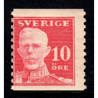 F.149A, 10 öre Gustaf V - en face **, gott ex