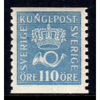 F.169a, 110 öre Crown and Posthorn **, Agrg-paper, very fine