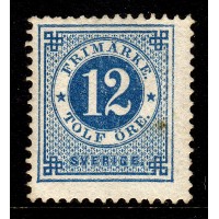 F.32, 12 öre Circle type perf.13 *, with traces of hinge