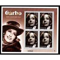 F.2508SS3, 10 kr Greta Garbo souvenirark **, cyls 1 & knr 32862
