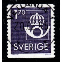 F.1396, 1.70 kr Postens emblem, VETLANDA 20-2-86 [F/SM], första dagen
