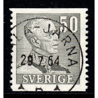 F.283, 50 öre Gustaf V typ II, DALA-JÄRNA 29-7-64 [W/D]