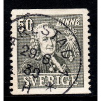 F.323, 50 öre Linné, KARLSTAD 29-6-39 [S/VÄR]