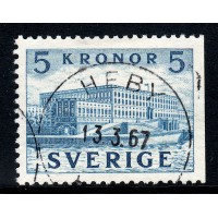 F.332B2, 5 kr Slottet II, HEBY 13-3-67 [C/U]